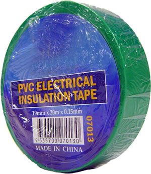 Tape Insulation Green 20m $1.80